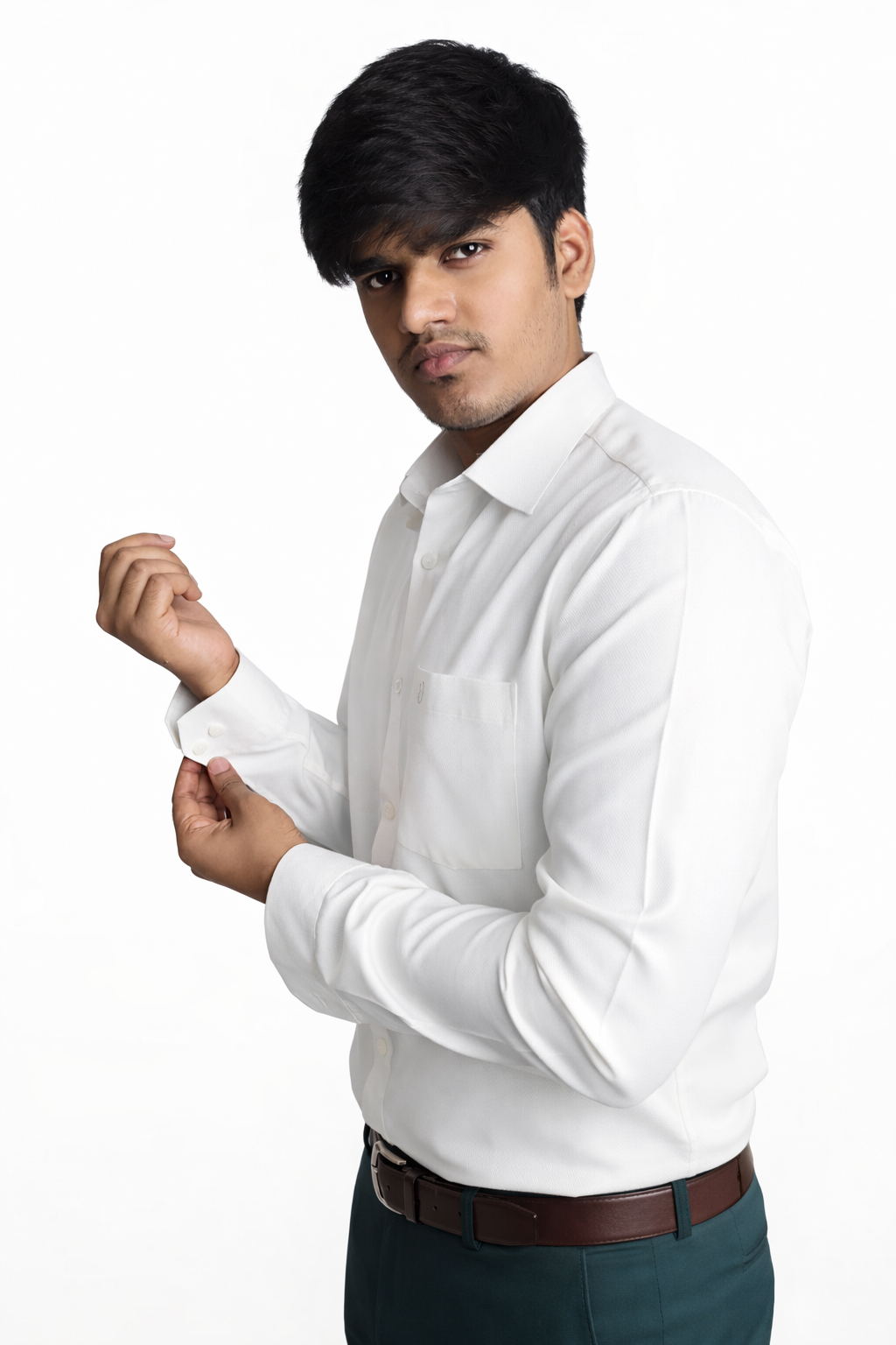FROZEN NORTH Pure White Signature Shirt